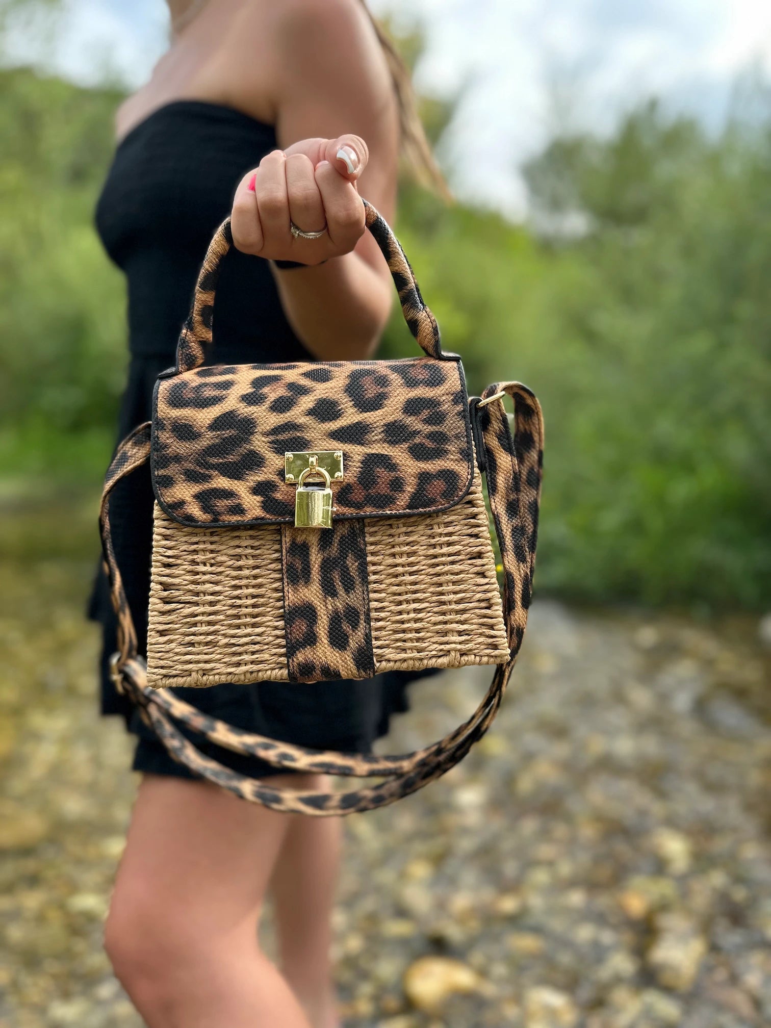 Sac Léopard & Osier