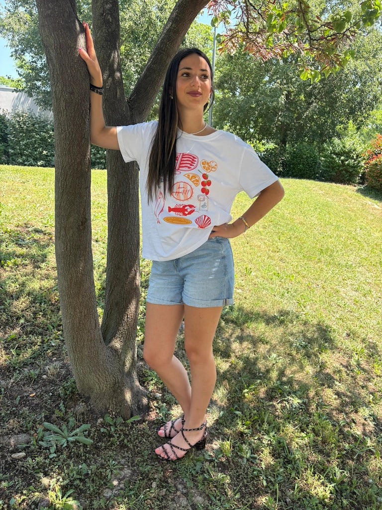 T-shirt à motif