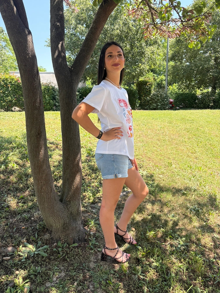 T-shirt à motif
