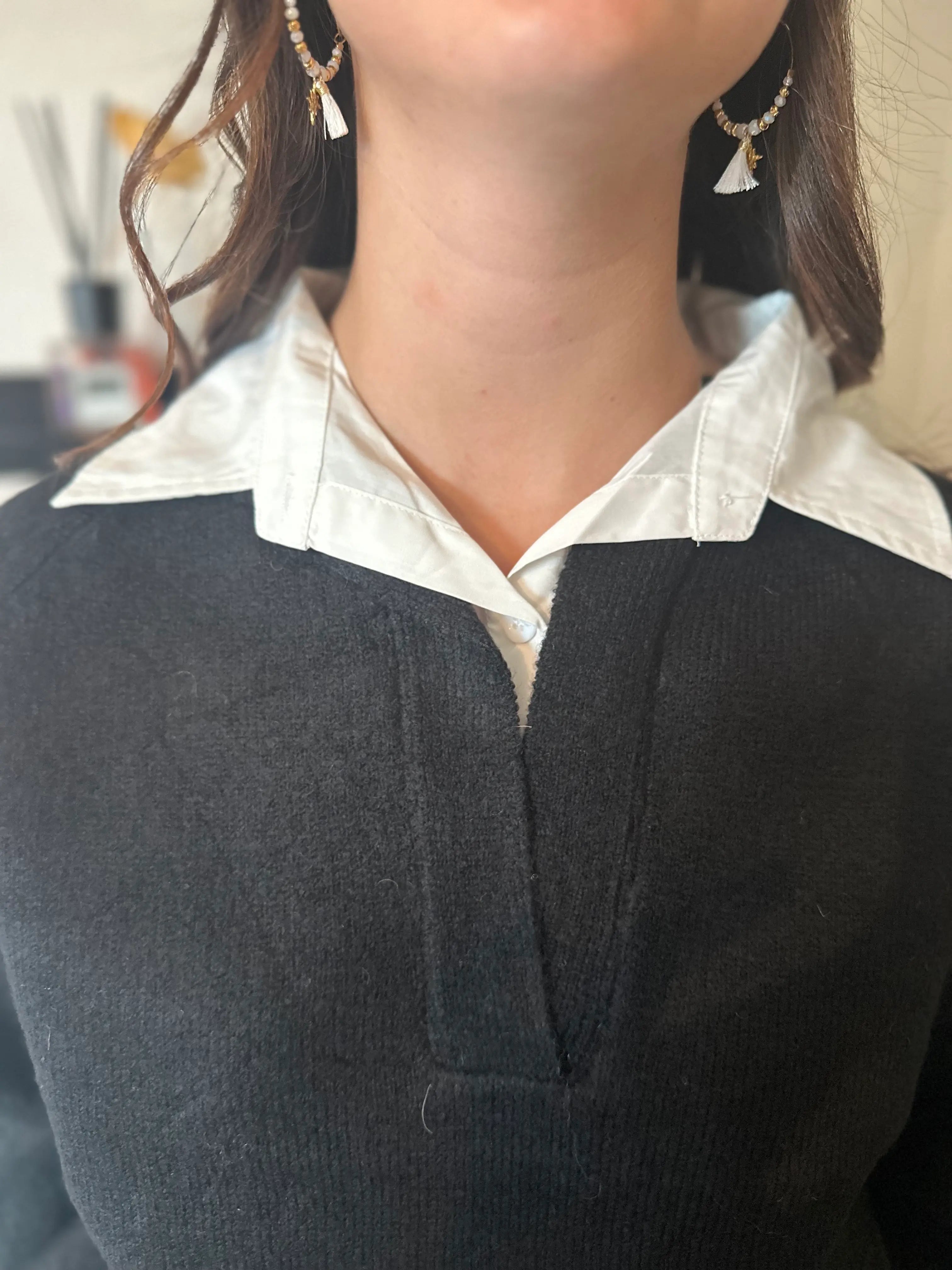 Pull chemise Léana