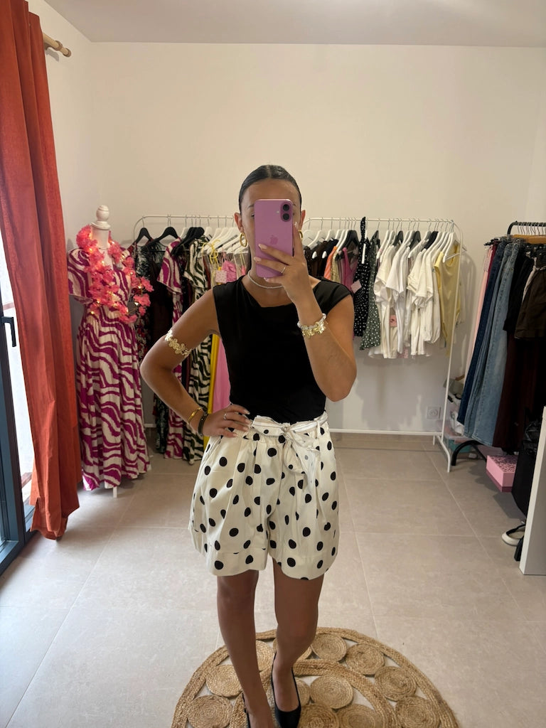 Short à pois