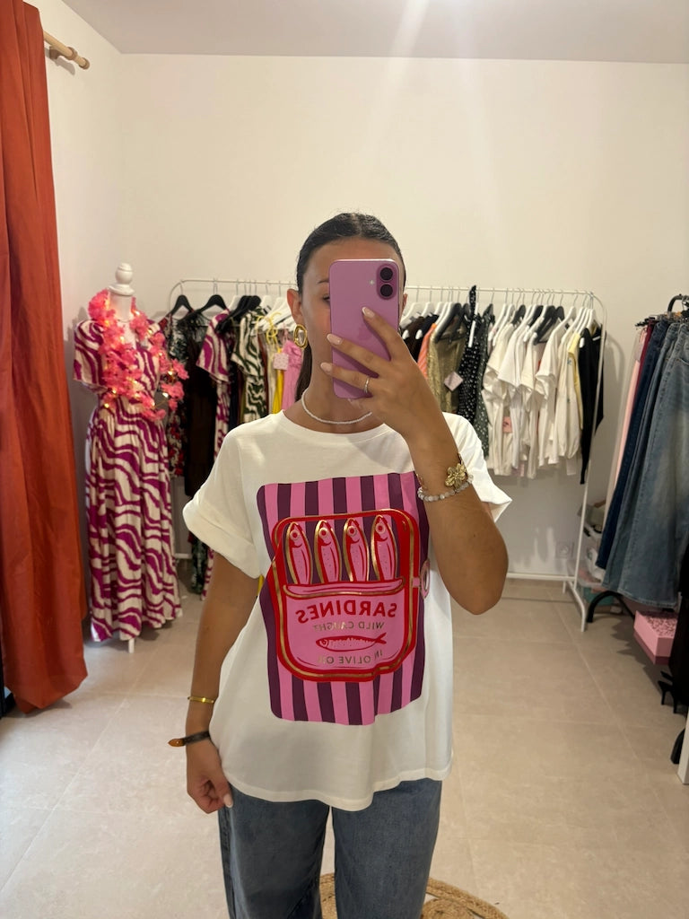 T-shirt fish - Violet