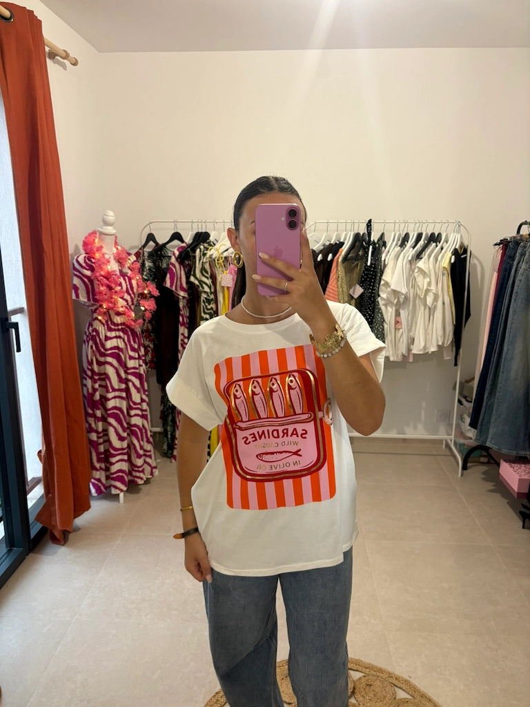 T-shirt fish - Orange