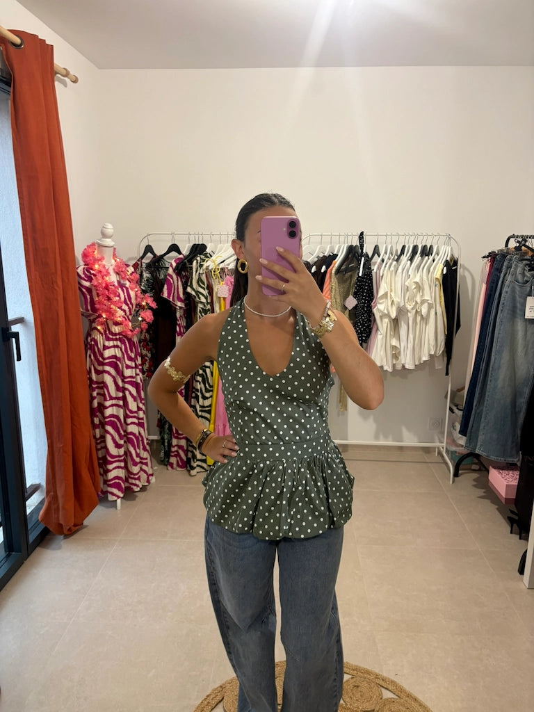Top à pois