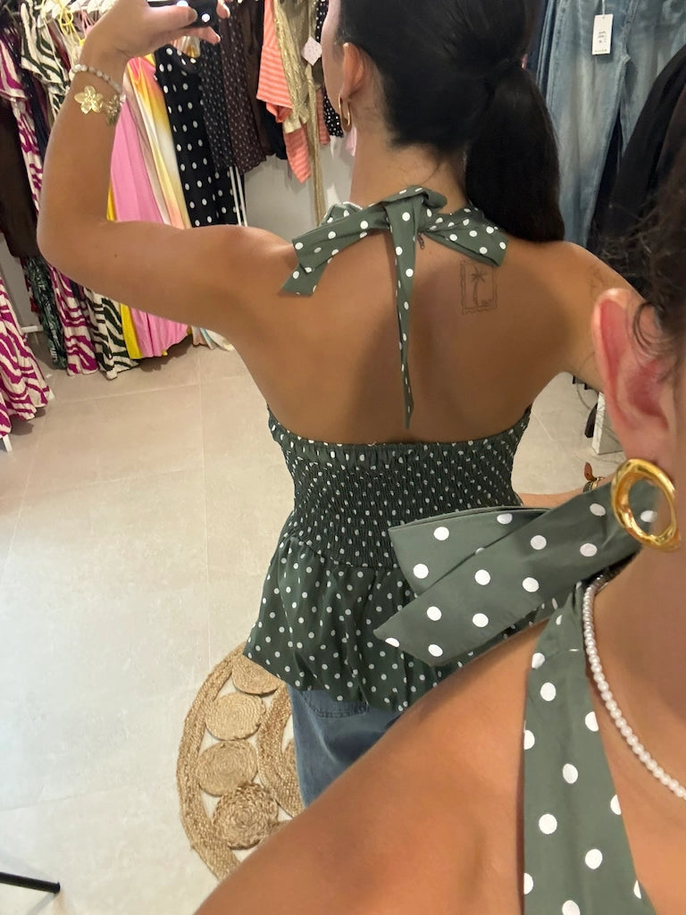 Top à pois