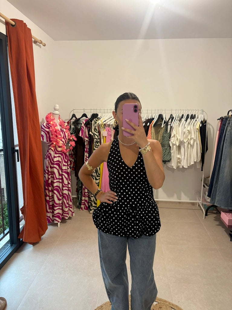 Top à pois