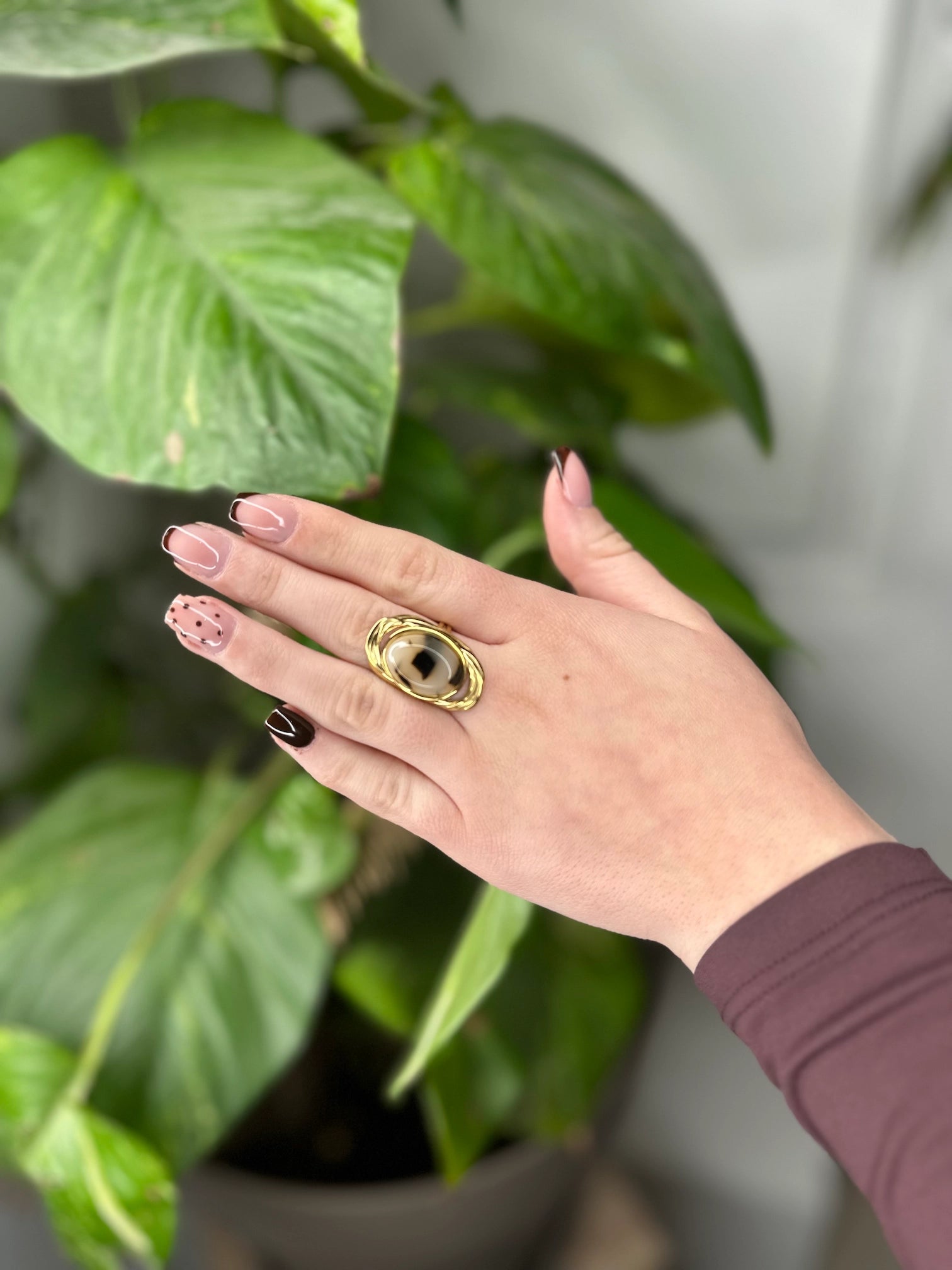 Bague léopard