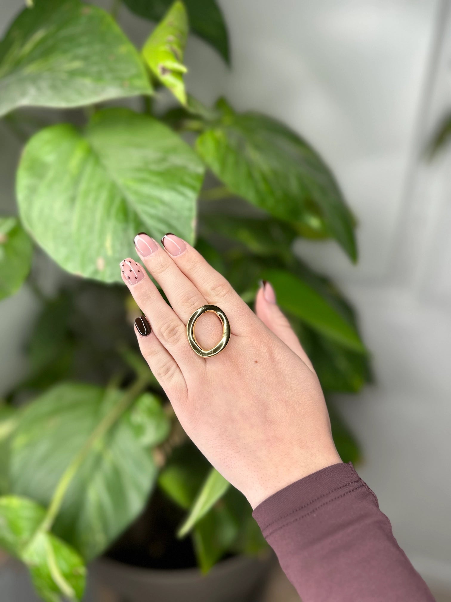 Bague ovale