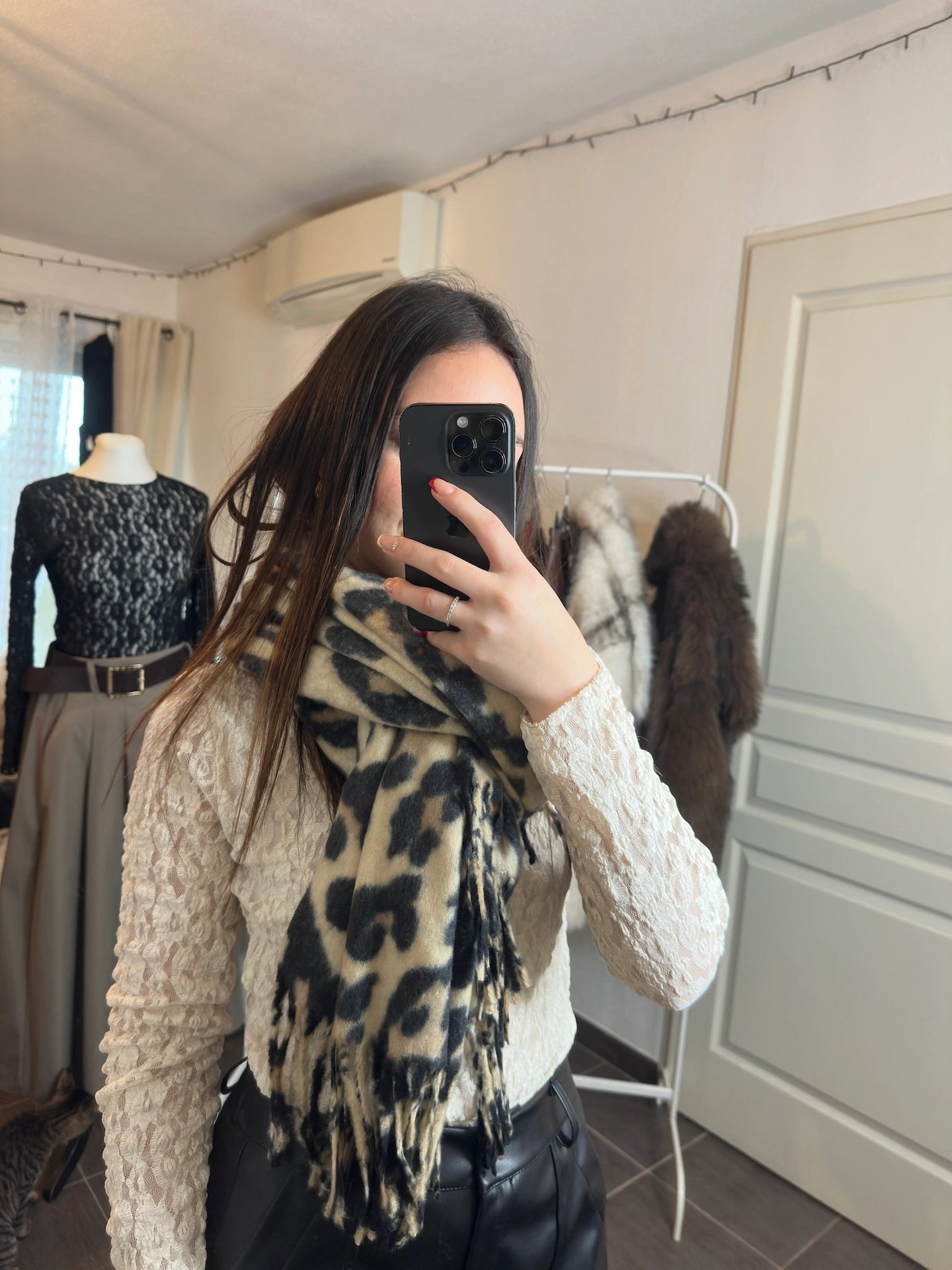 Écharpe léopard