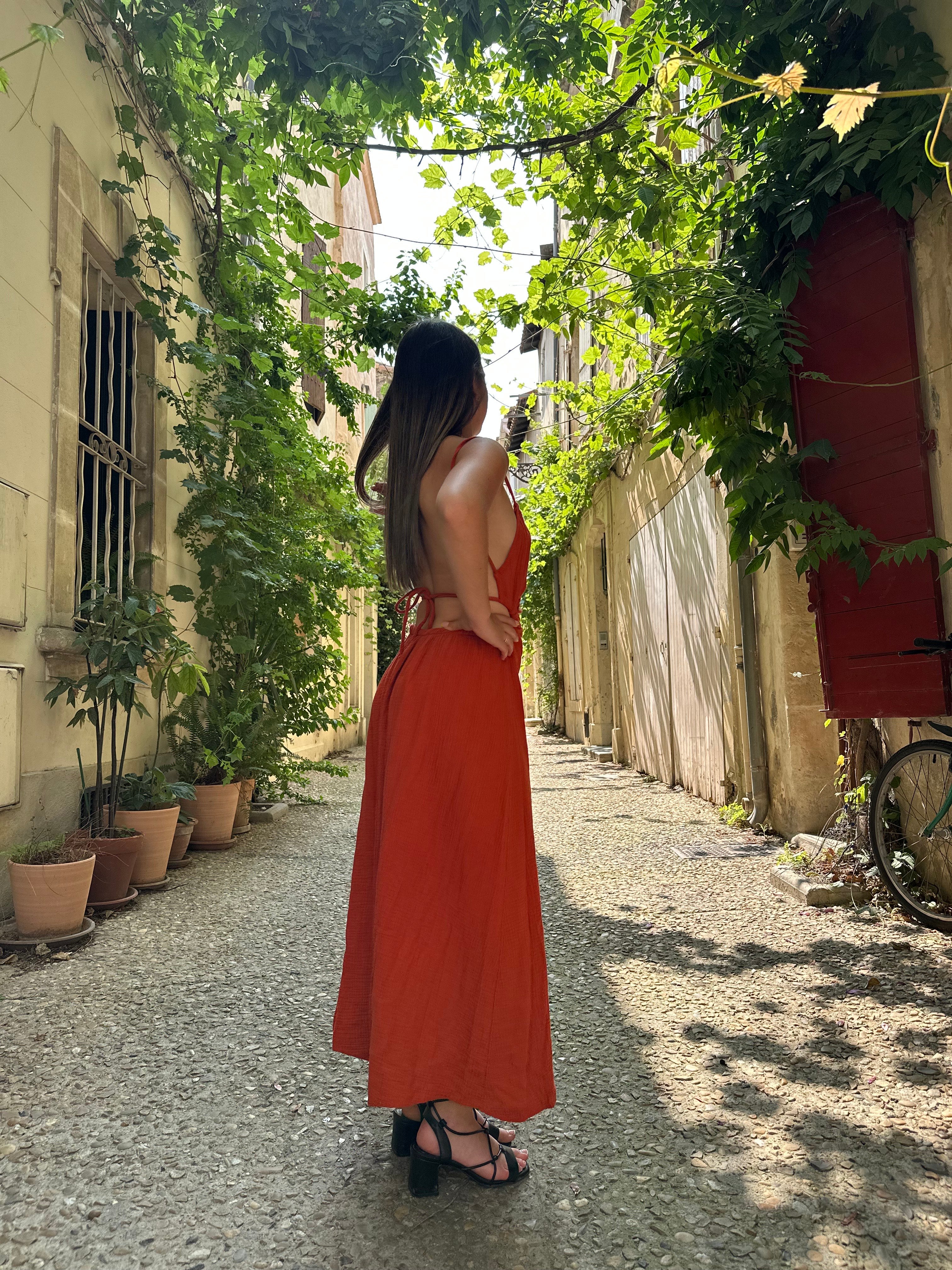 Robe Olivia - Terracotta